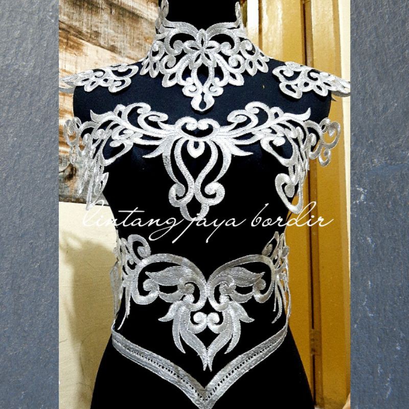 renda bordir kebaya aplikasi/ kebaya vita