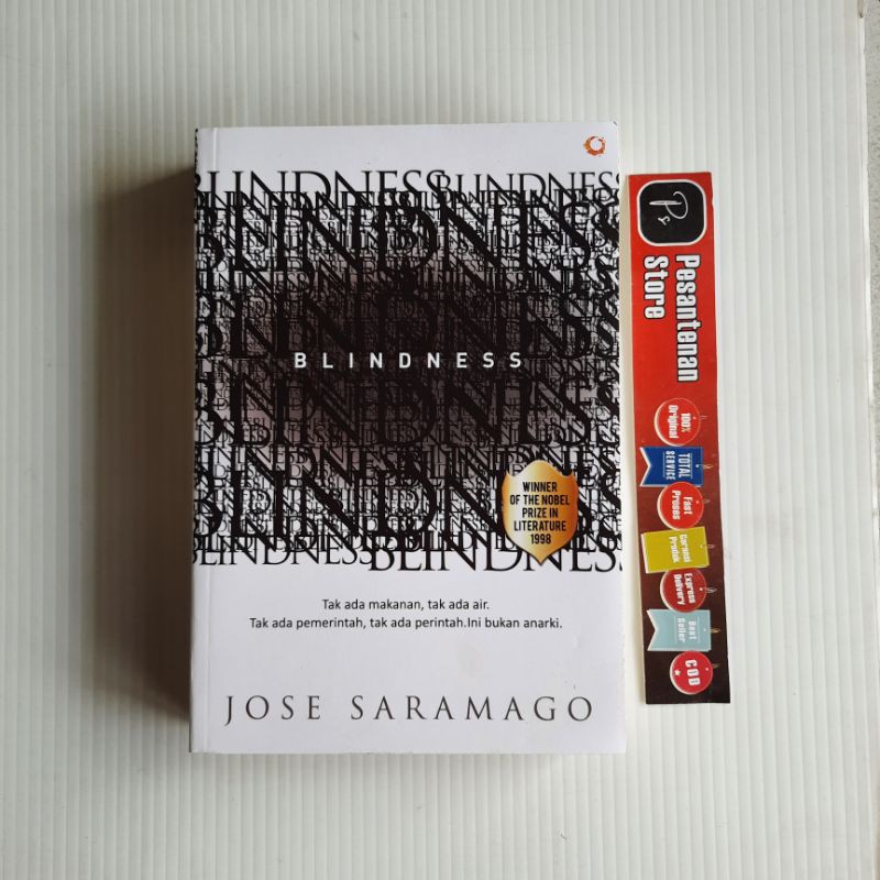 BUKU ORIGINAL BLINDNESS NOVEL JOSE SARAMAGO - UFUK