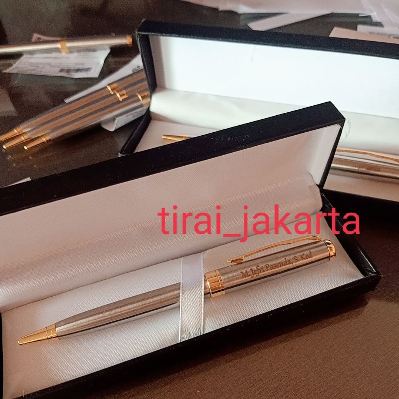 Pen parker tw 250 + nama + kotak