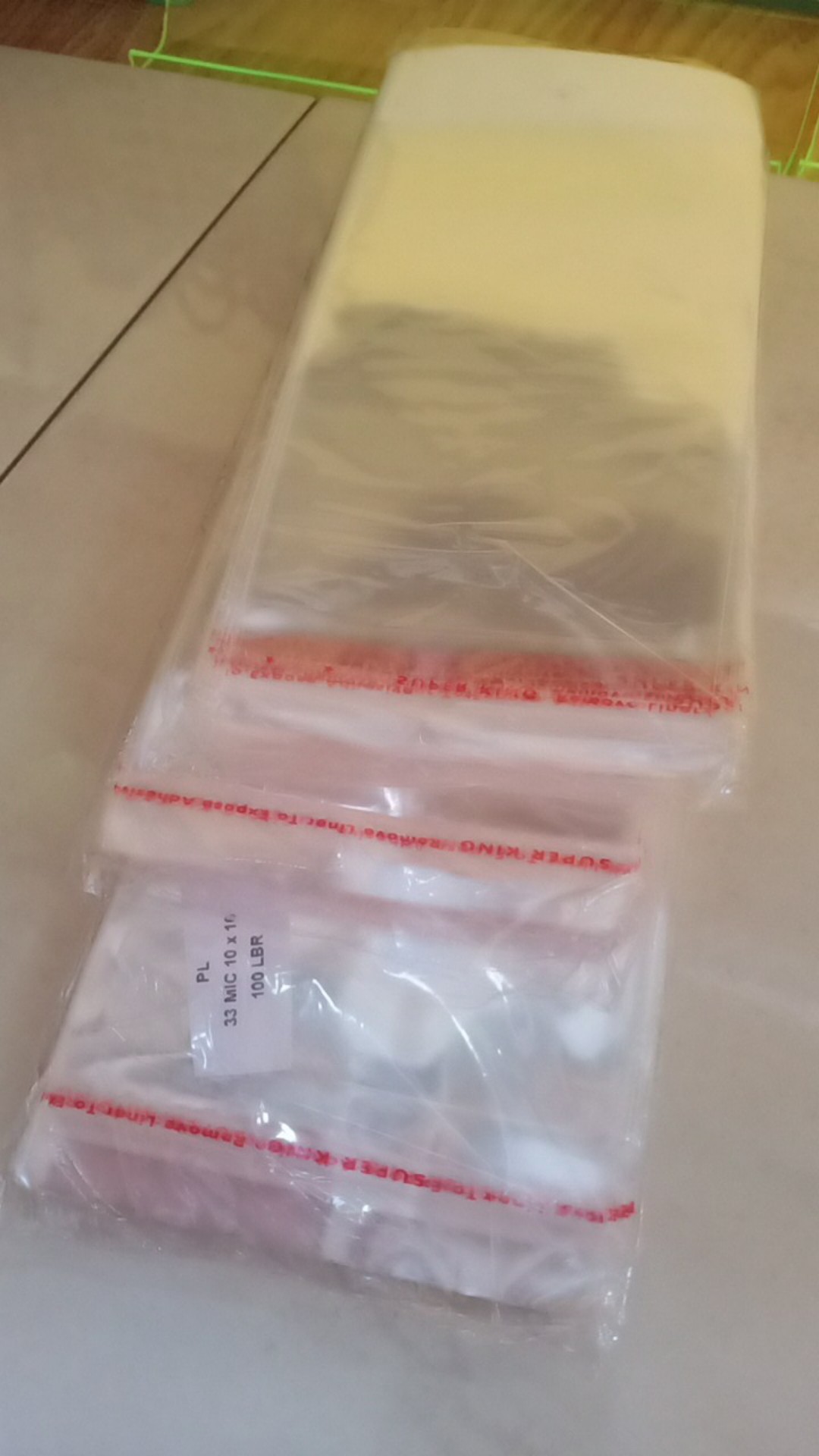 Plastik Opp Display/sticker 9x16~10x16