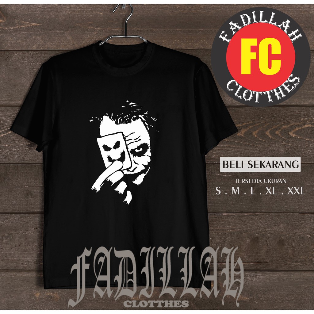 Kaos Baju The Joker Heath Ledger Baju Distro