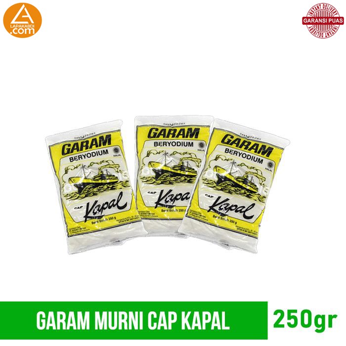 

Garam Beryodium Cap Kapal 250g Bumbu Dapur Garansi Termurah