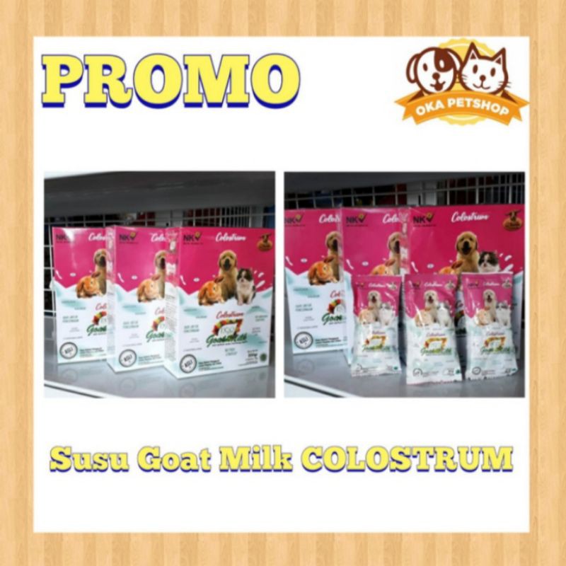 Susu ECOPET Goat Milk 1Box (10pcs) / Susu Kucing &amp; Anjing