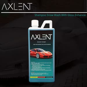 AXLENT SNOW WASH isi 1L 1 Liter Cairan Shampoo untuk Membuat Air Salju Pembersih Cuci Mobil dan Sepe