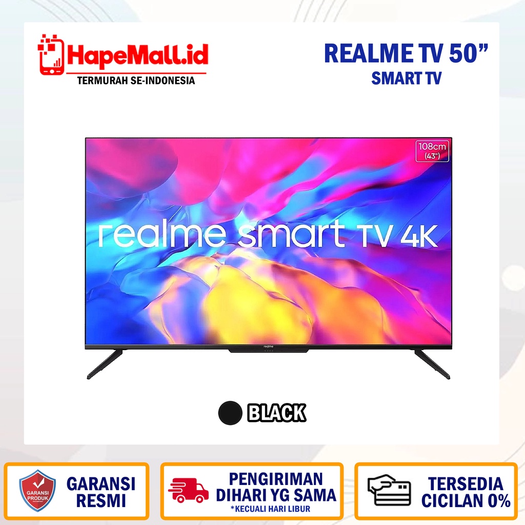 REALME TV 50 INCH GARANSI RESMI REALME INDONESIA TERMURAH