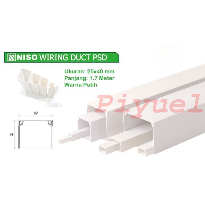 Kabel duct / ducting 25mm x 40mm niso