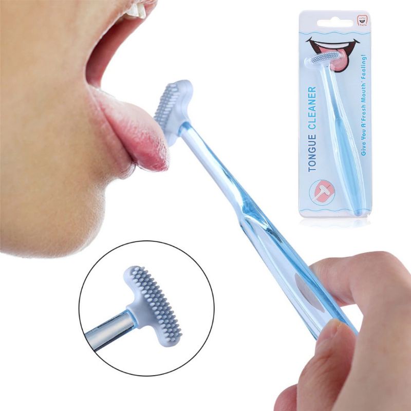 SIKAT LIDAH PEMBERSIH LIDAH TONGUE CLEANER BEBAS BAU MULUT BAU NAFAS TONGUE  SCRAPER