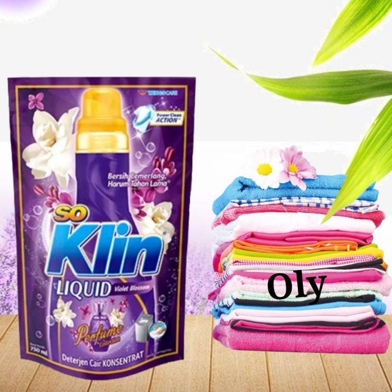 SOKLIN Deterjen Cair Violet 750ml