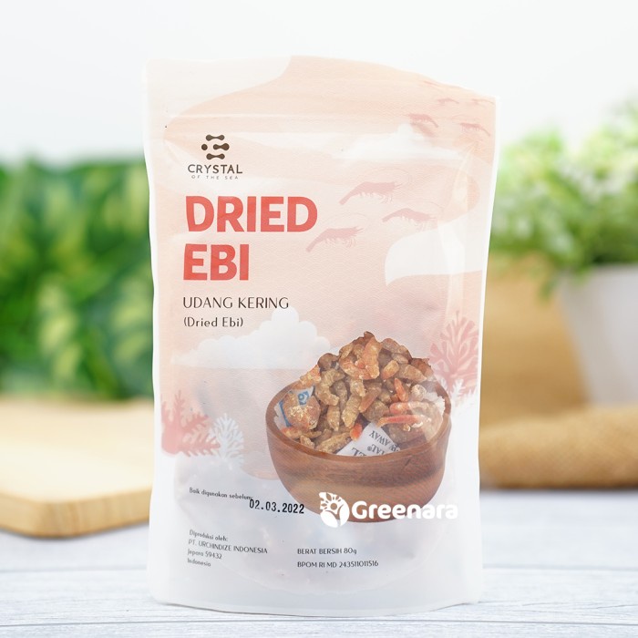 

Crystal of The Sea Dried Ebi 80gr / tanpa Pemutih dan Pengawet