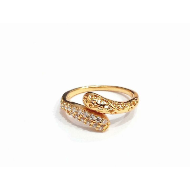 Cincin Xuping Ulir Tingkat Dua N21062102