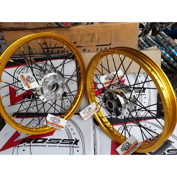 BRILIANT Velg Sonic150 R paket set siap pake velg Rossi