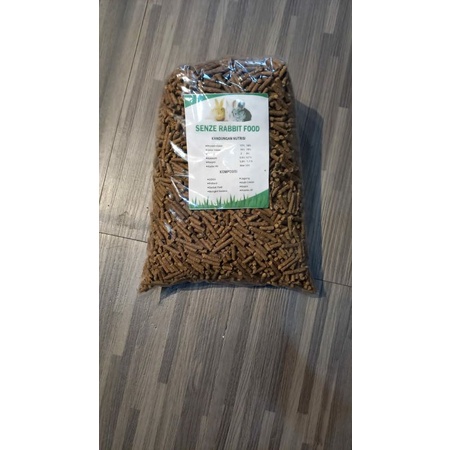 pelet pakan kelinci SENZE RABBIT FOOD repack 1kg