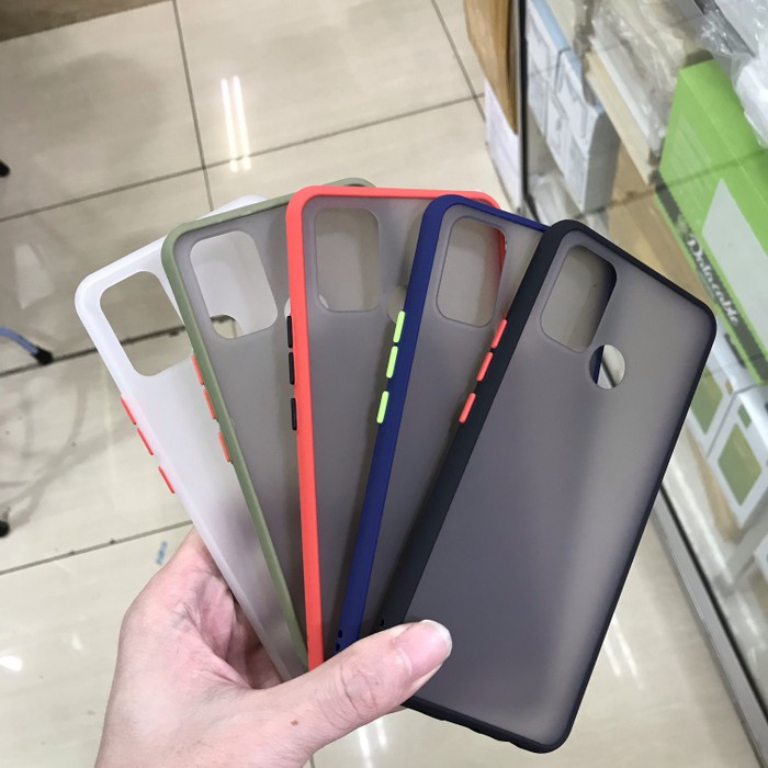 PREMIUM HYBRID CASE BLACK DOVE ANTI PECAH FOR REALME 7I