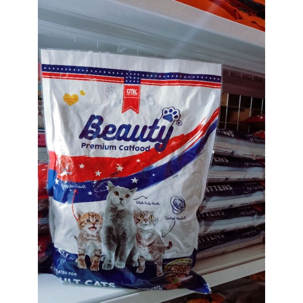 Beauty cat (Paket 5kg) makanan kucing dewasa anak