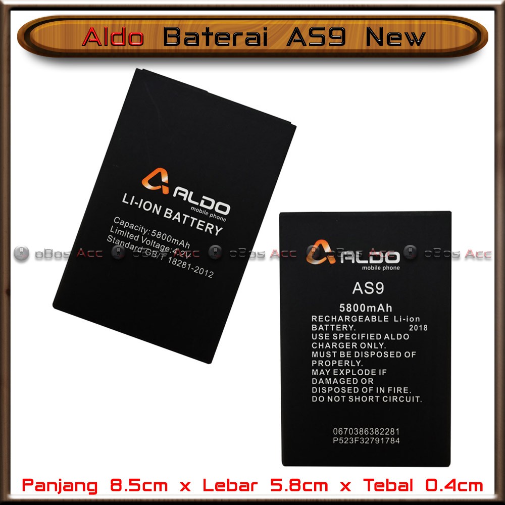 Baterai Aldo As9 New Double Power As 9 As 9 Batre Batrai Hp Shopee Indonesia
