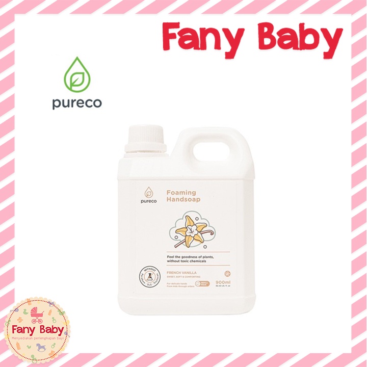 PURECO FOAMING HANDSOAP VANILLA REFILL 900ML