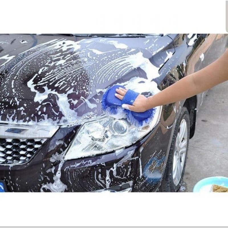 Lap mobil Tangan Besar microfiber cendol pembersih kaca mobil motor wash wax