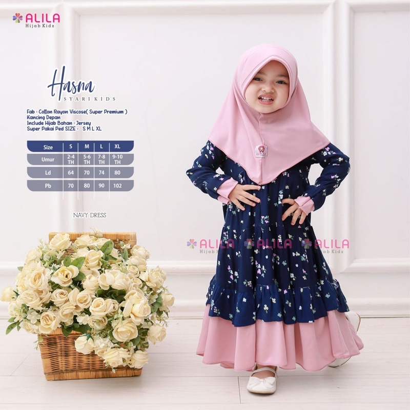 HASNA SYARI KIDS / Gamis Anak by Alila