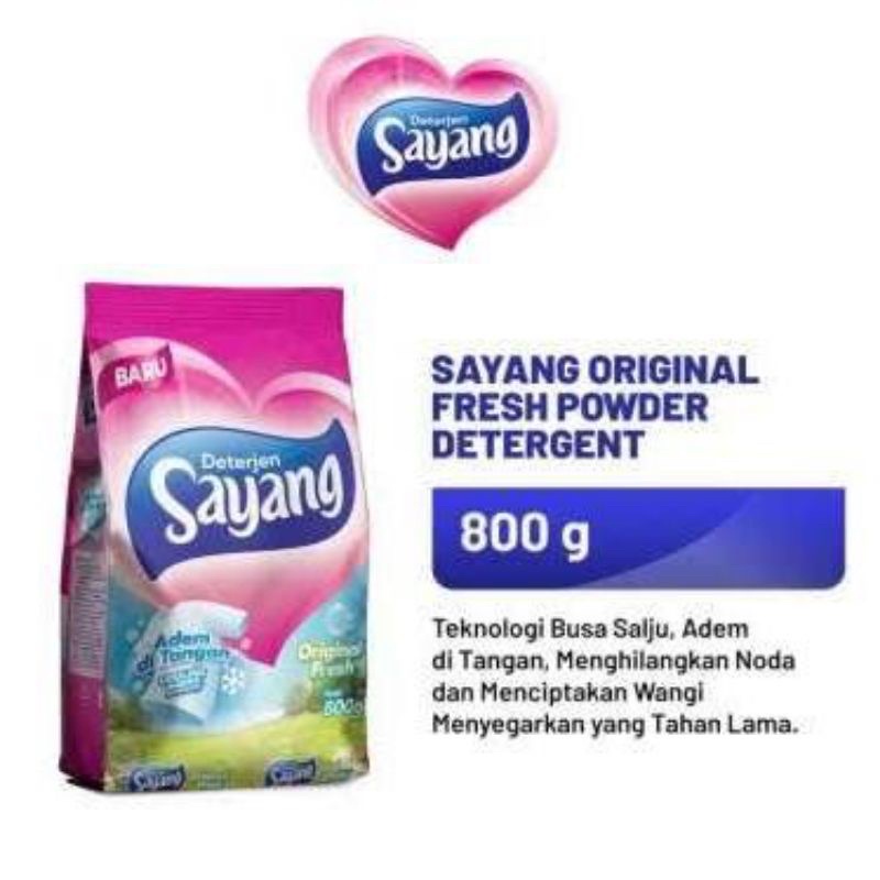 Detergent sayang powder (bubuk) 800g