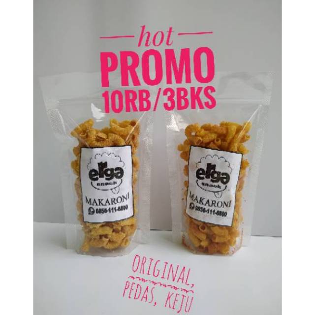 

Makaroni erga 10rb/3bks, pilihan rasa tulis di komen