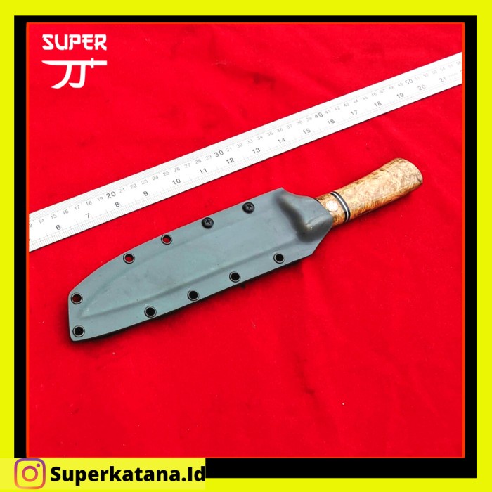Pisau Seset Kulit - Pisau Seset Kulit Skinner Baja Bohler K110 Super Tajam Sarung Pvc -