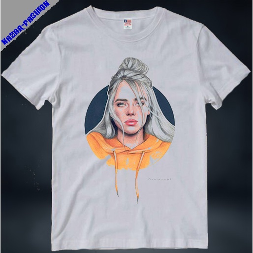 Kaos Bilie eilish tshirt kaos dominic fike wanita pria