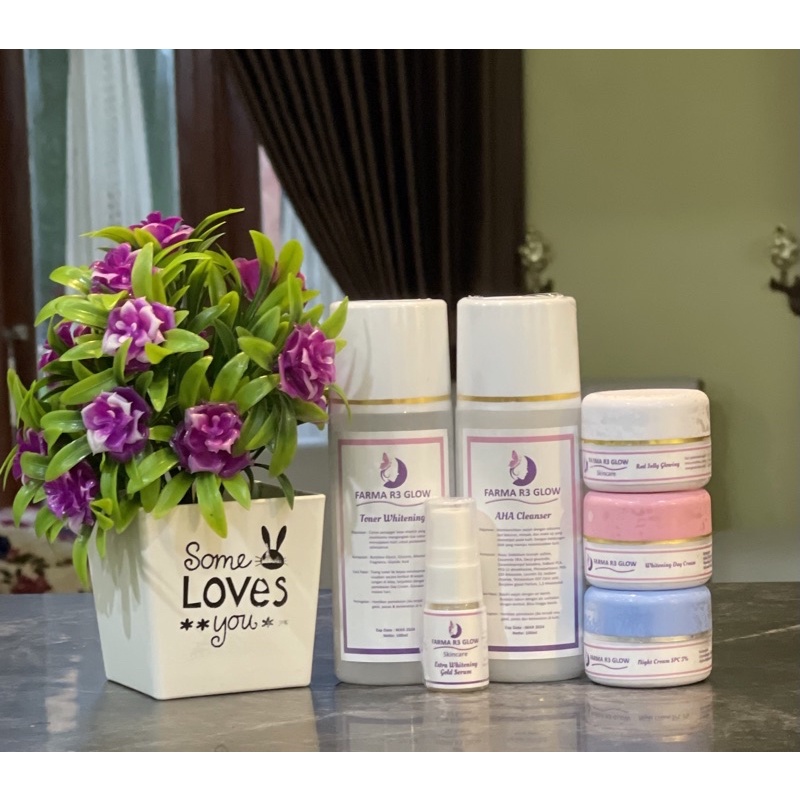 Paket isi 6 Farma R3 Glow SPC 10% Dosis Tinggi
