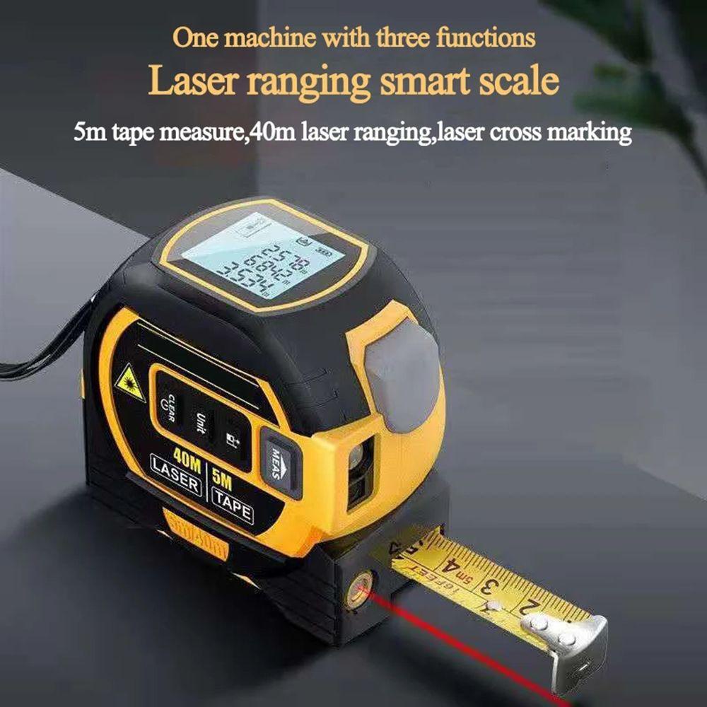 Solighter Pengukur Jarak Professional Handheld Range Finder 40M 60M Tape Measure