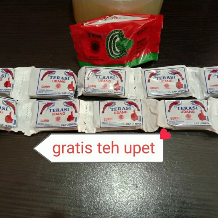 

NEW Terasi Udang Original Cap Jempol Khas Cirebon isi 10 pcs @10gram