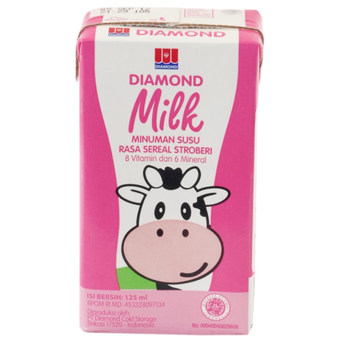Diamond Milk 125ml / Minuman Susu UHT Kotak