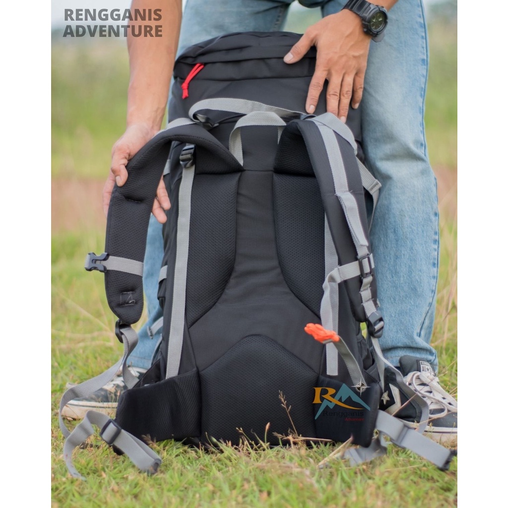 Tas Gunung Ransel Carrier 45 LITER 55 LITER 60 LITER Hiking Outdoor LOKAL