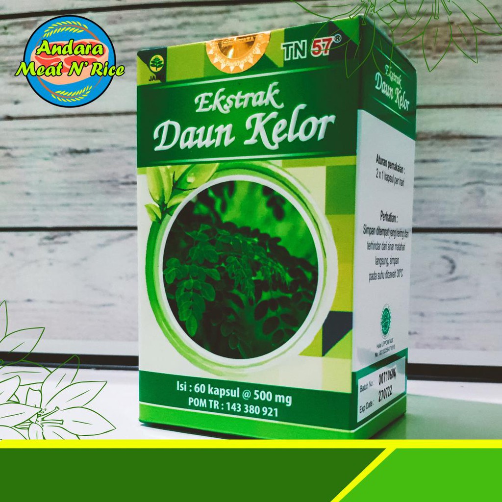 TERMURAH KAPSUL EKSTRAK DAUN KELOR TN 57 POM TR