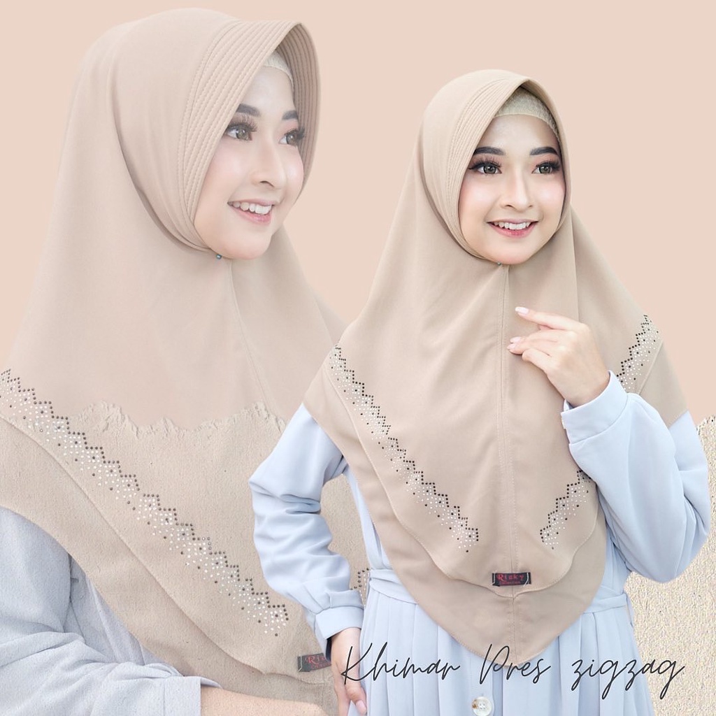 HIJAB PAYET ZIGZAG CERUTY 2 LAYER ORI RIZKY COLLECTION/ HIJAB INSTAN CERUTY 2 LAYER HIJAB PAYET WANIITA / HIJAB WANITA CERUTY 2 LAYER / HIJAN INSTAN WANITA PAYET ZIGZAG TERMURAH