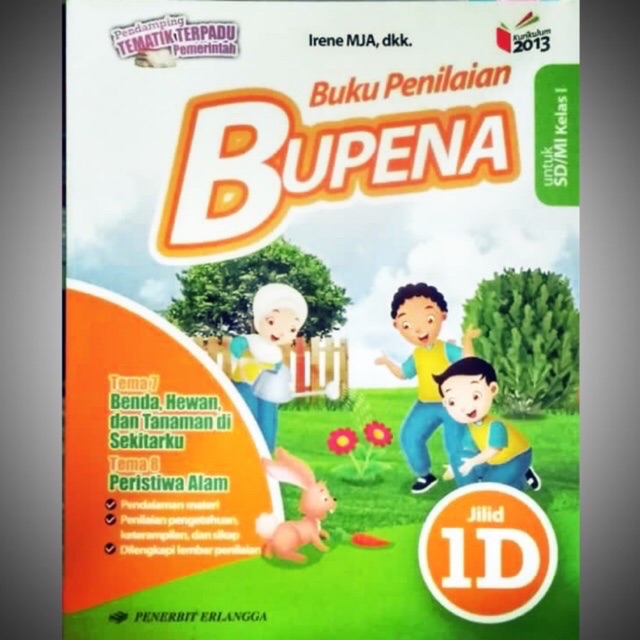 Buku Penilaian Bupena kelas 1D SD MI