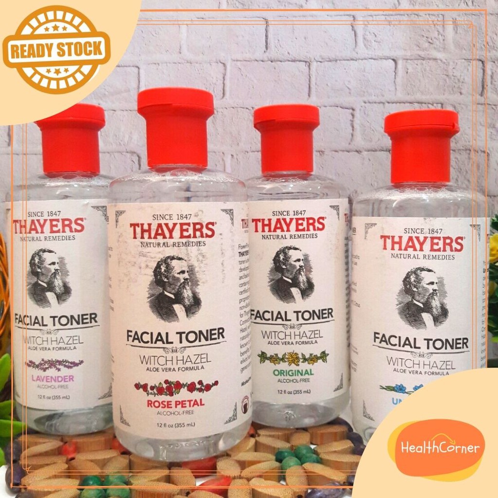 THAYERS WITCH HAZEL  Facial Toner - Facial Mist Spray ALCOHOL FREE