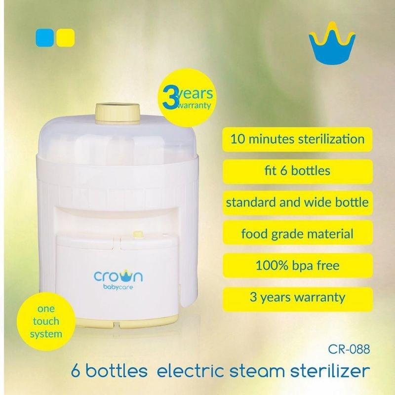 Steril Botol | Crown Steril Botol | Crown Steril Susu Bayi | Steril Crown 6 Botol | Crown Steril CR0