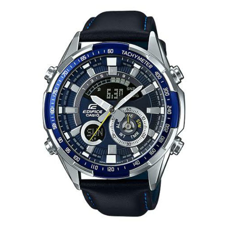Jam Tangan Pria Merk Casio Edifice Type Era-600 Original Bm Baterai Free Box Set