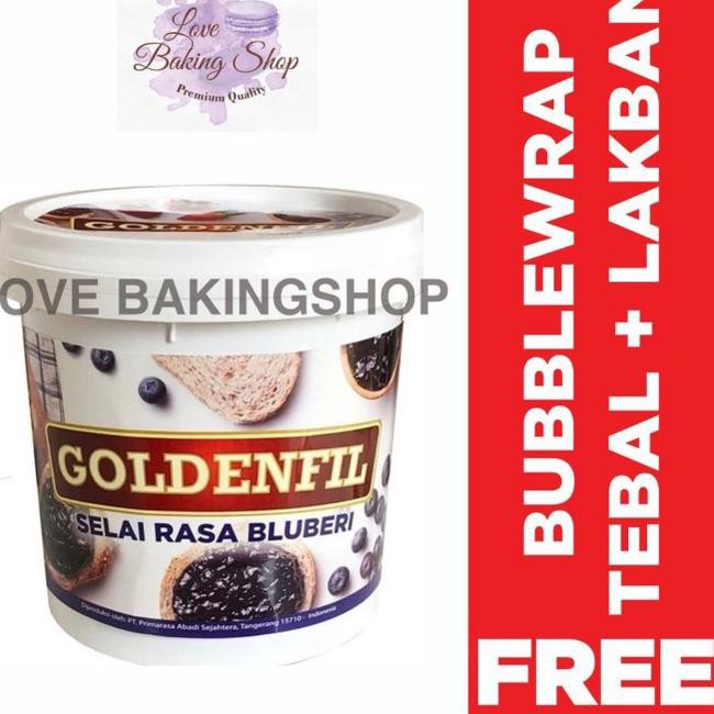 

➫ GOLDENFIL BLUEBERRY JAM 1 KG (50% buah asli) ←