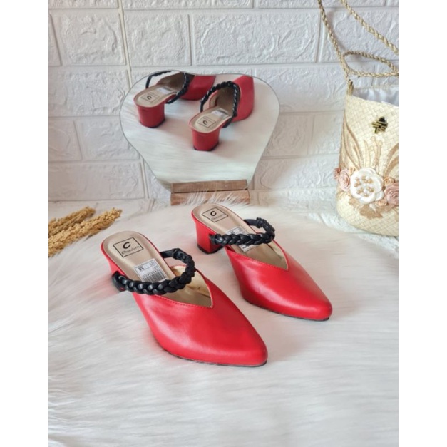 ABBUSHOES DY 04 bapau tali kepang suzi 5cm