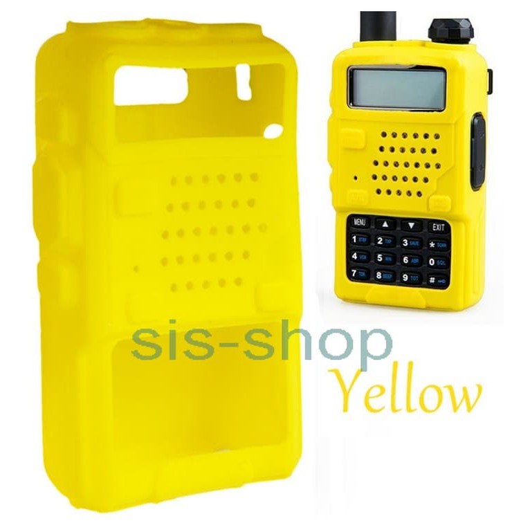 Sarung Cover HT Baofeng UV-5R UV-5RA UV5R UV5RA warna Kuning