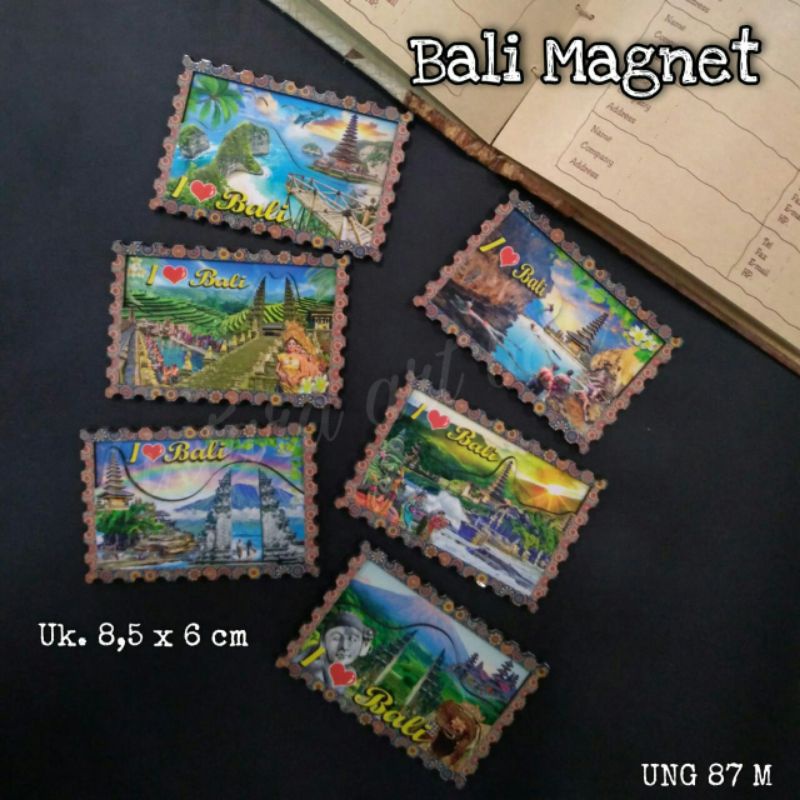 magnet bali hiasan kulkas fridge magnet souvenir bali murah oleh oleh bali tempelan kulkas