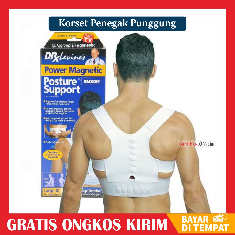 Penegak Punggung / Penegak Punggung Wanita Pria Badan Posture Corrector Pria Rompi Penegak Punggung