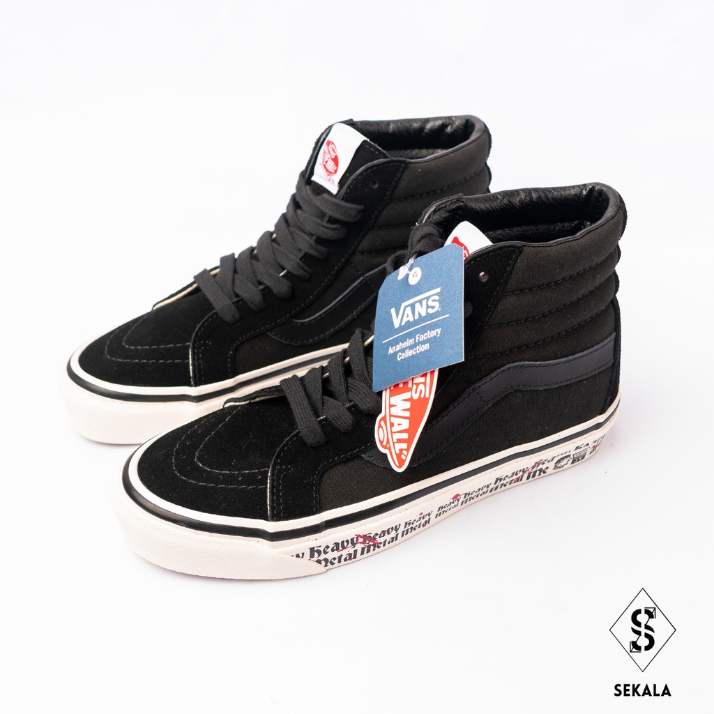 Vans SK8 HI 38 DX Anaheim Factory Heavy Metal Tape Og Black
