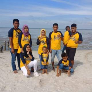  Baju  Couple  Keluarga  muslim Ziyata Zt030 Kuning  