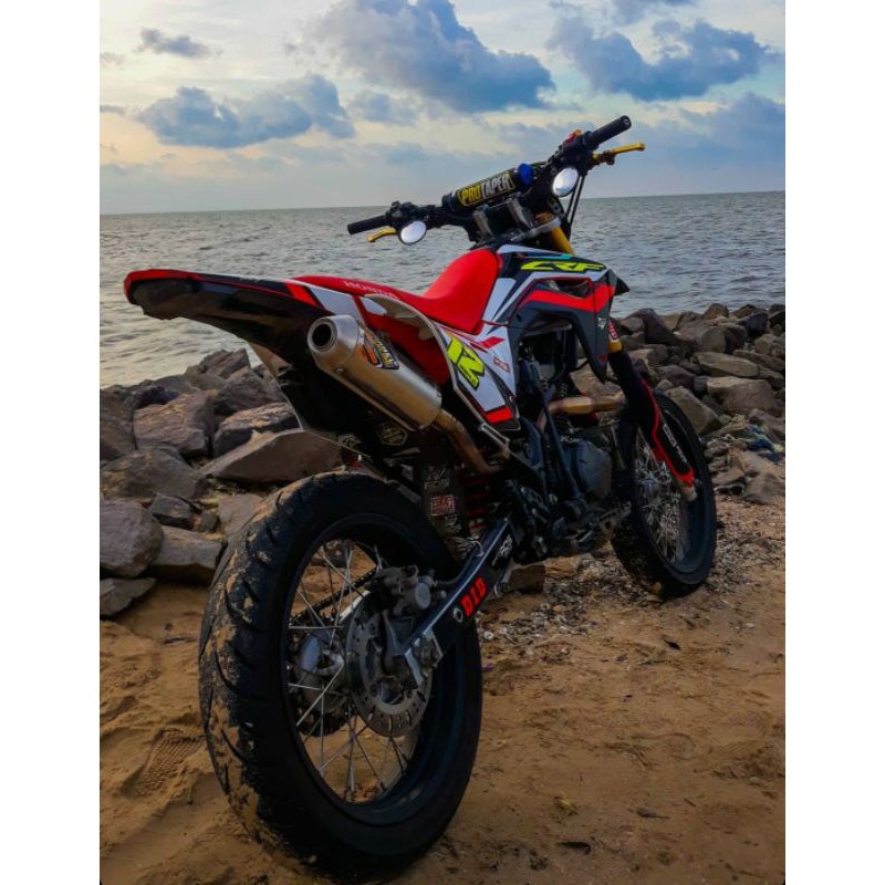 Spion jalu fatbar supermoto klx crf wr bulat lebar-2