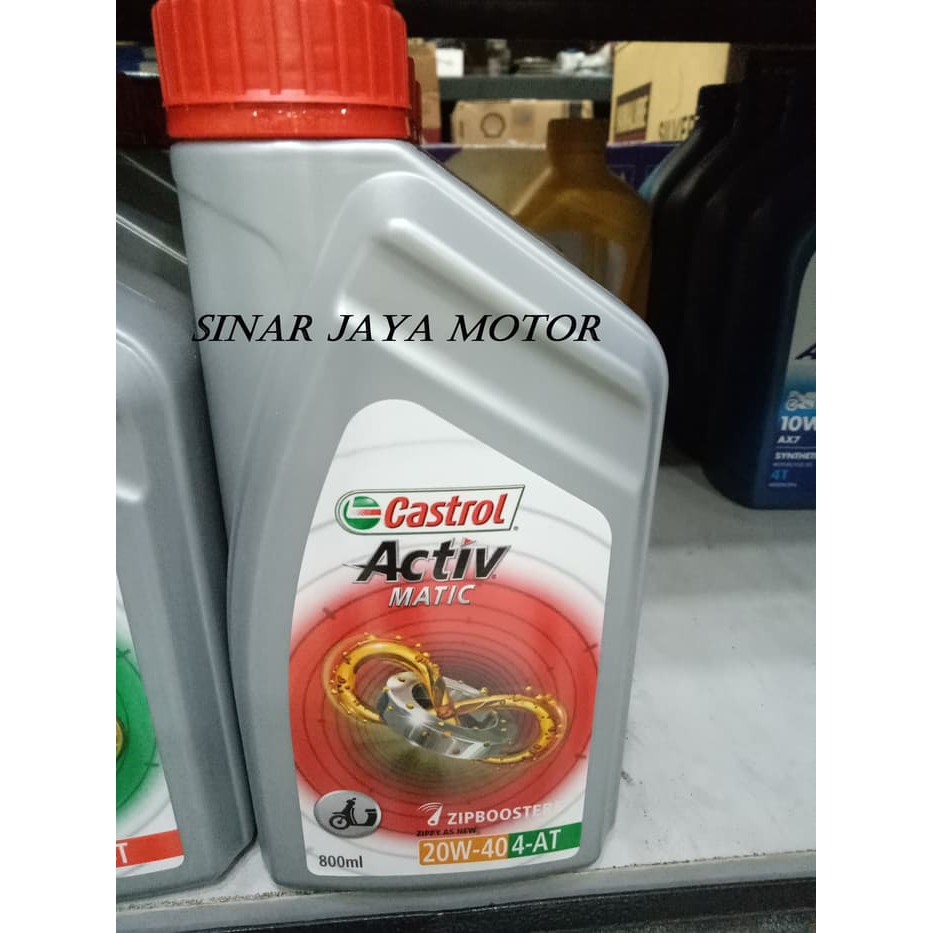 Oli Castrol Activ Matic IV D-62 20w40 800ml Motor Matic Honda Yahama Suzuki