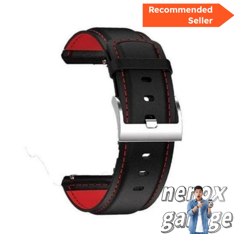 Leather Strap Smartwatch Amazfit Pace GTR Stratos Garmin 22 mm Huami Lemfo L11 Tali Jam Tangan Quick