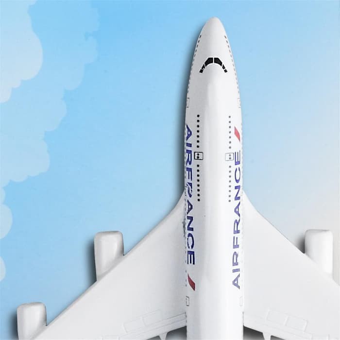 Promo! MINIATUR DIECAST PESAWAT AIRFRANCE PAJANGAN HIASAN PESAWAT Murah!