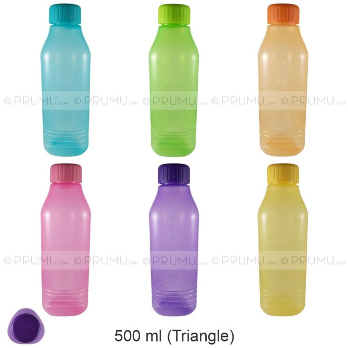 Botol Minum Evo 500 ml TRIANGLE Segitiga - Souvenir Ultah - Souvenir Ulang Tahun Anak