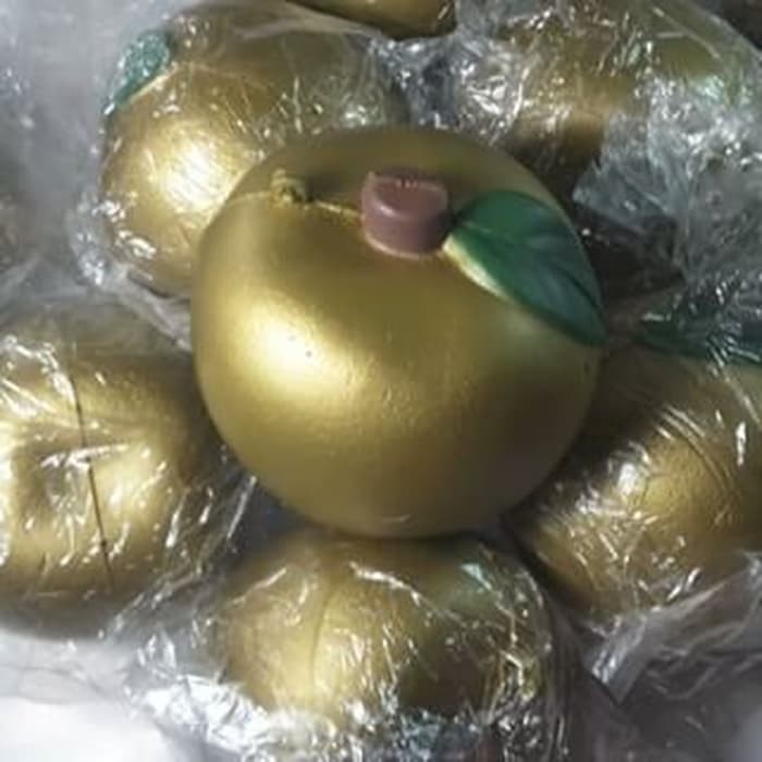 Termurah Gold Apple Squishy/ Apple Juicy Squishy